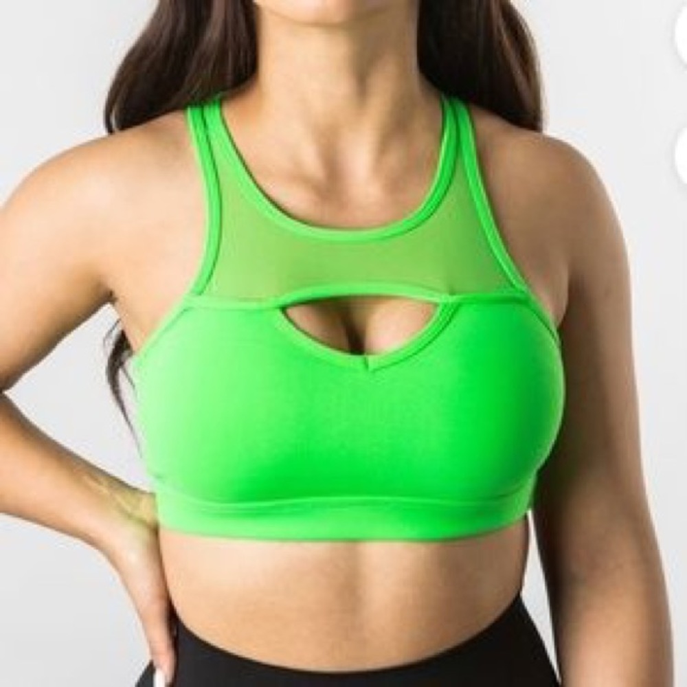 Buffbunny Electric Green Ambrosia Bra